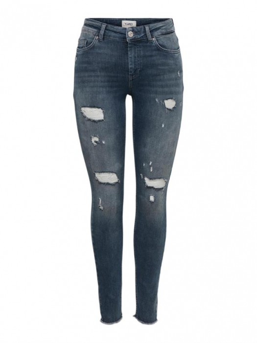 Blugi skinny Only pentru femei  albastru gri special [4]