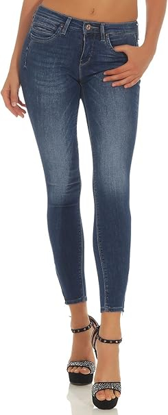 Blugi skinny Only pentru femei cu fermoar [7]