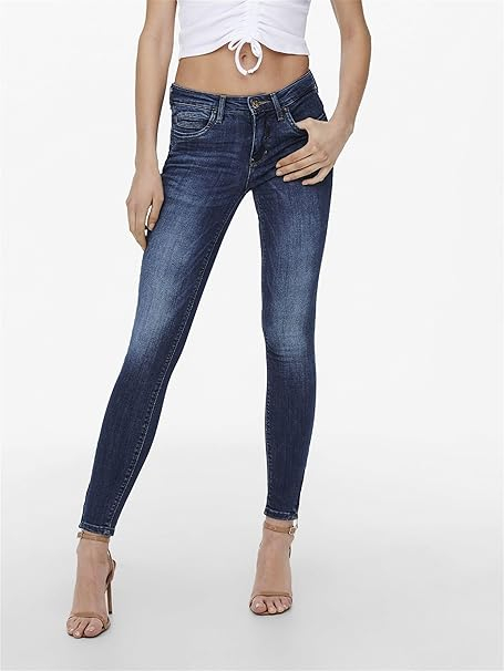 Blugi skinny Only pentru femei cu fermoar [4]