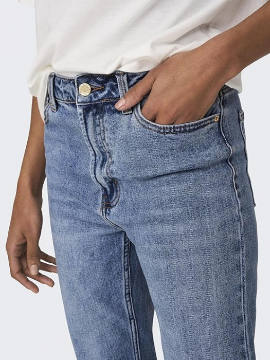 Blugi STRAIGHT cu talie înaltă [2]