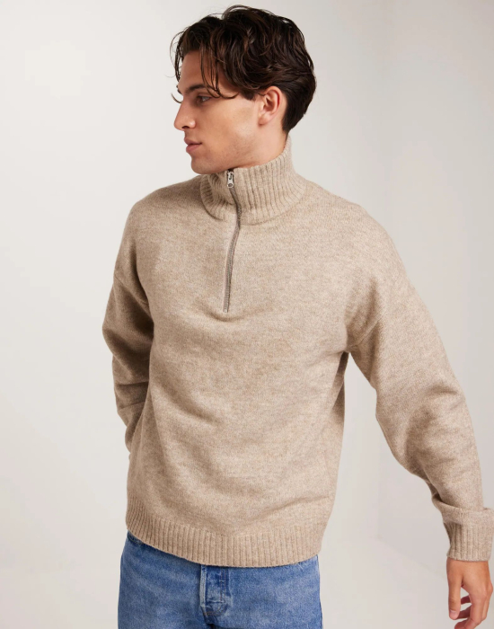 Bluză JOROLLIE KNIT cu fermoar pe jumătate [3]