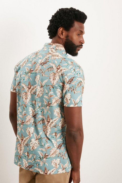 Camasa cu maneca scurta model exotic [3]