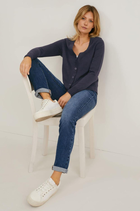 Cardigan cu nasturi regulat fit [2]