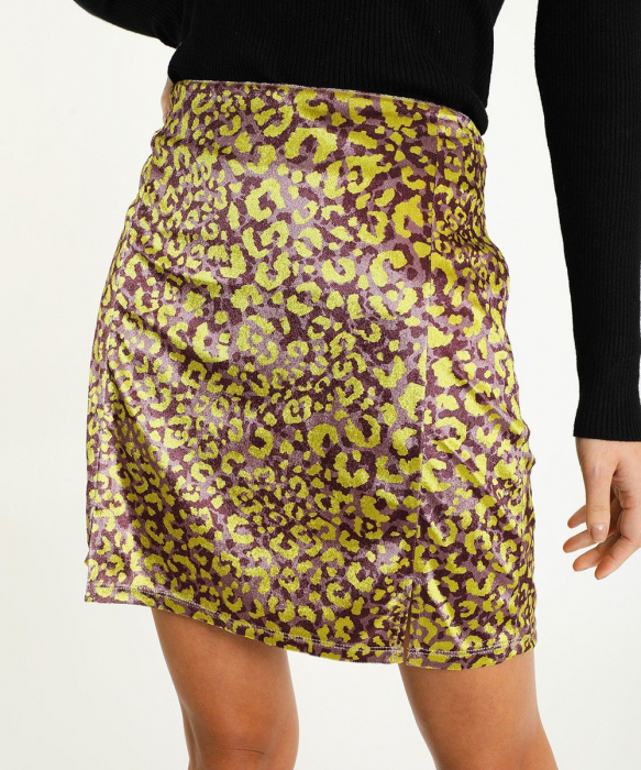 Fustă cu print leopard [3]