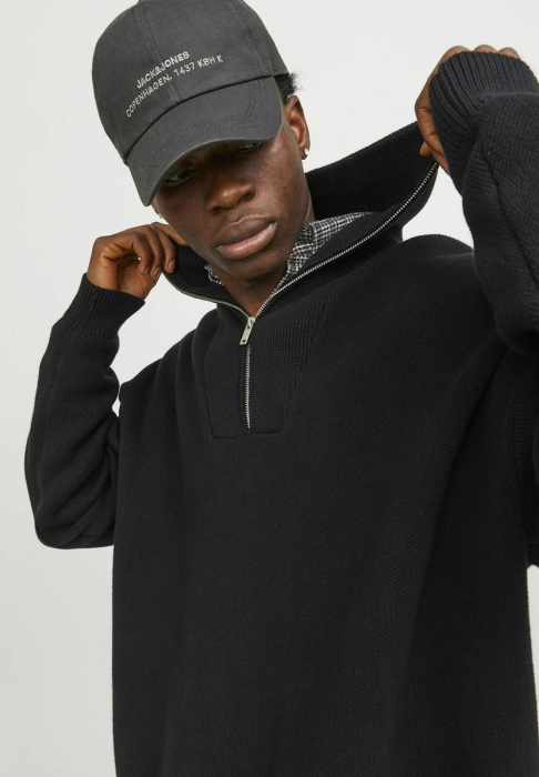 HALF-ZIP - Pulover - black [3]