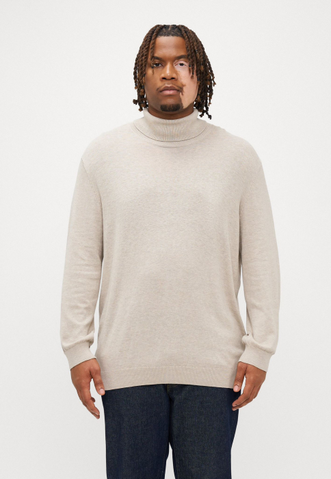 JJEEMIL ROLL NECK - Pulover - oatmeal [1]