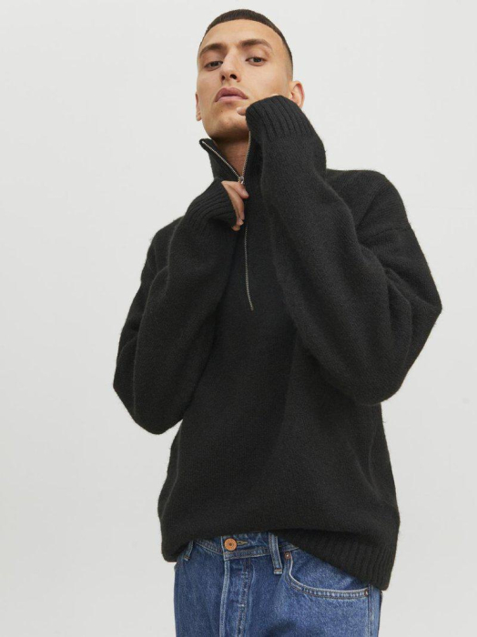 JOROLLIE HALF ZIP - Pulover - negru [2]