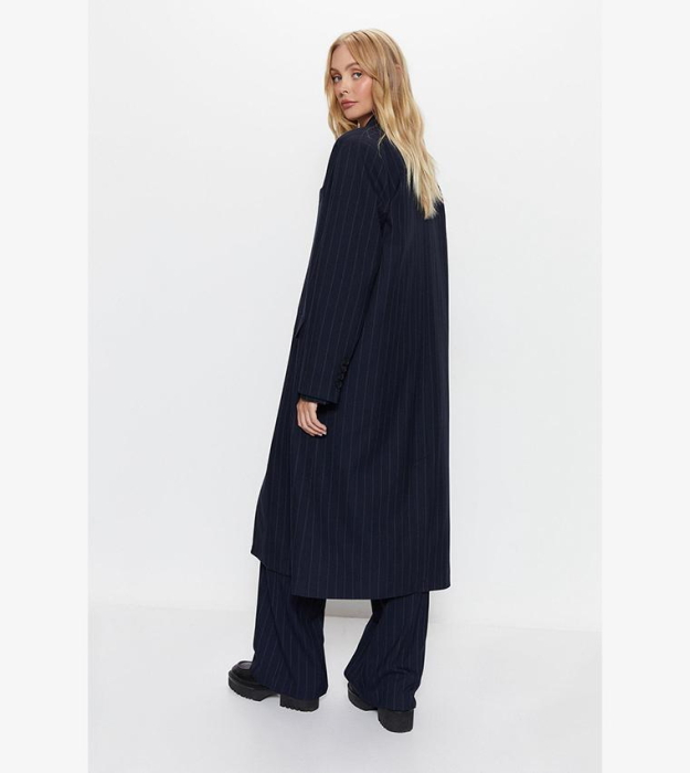 Palton premium cu dungi subțiri [2]