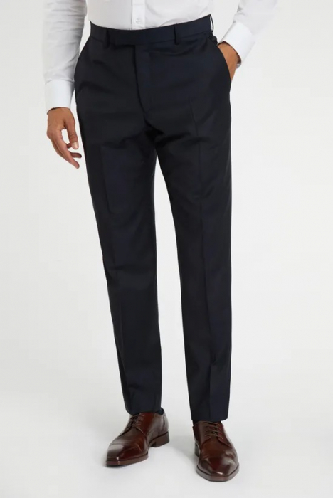Pantaloni de costum bleumarin cu croială Tailored [1]