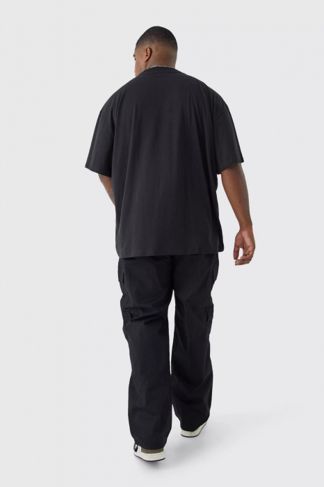 Pantaloni relaxați Ripstop Multi Cargo cu imprimeu pentru bărbați [3]