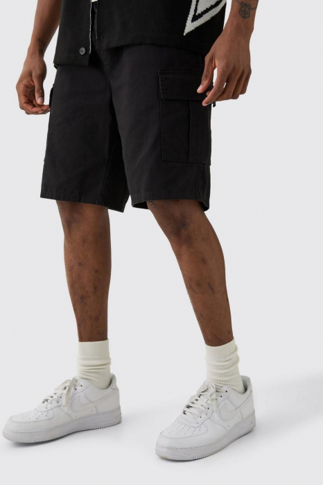 Pantaloni scurti cargo cu elastic [3]