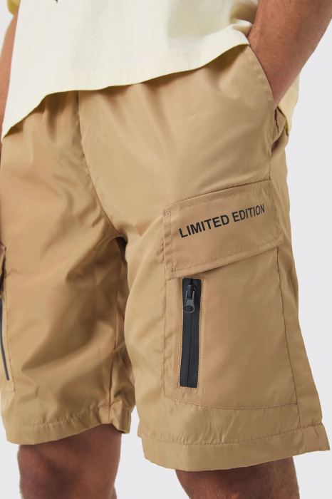 Pantaloni scurti cargo cu elastic editie limitata [3]