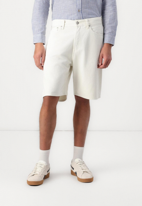 Pantaloni scurți din denim - cloud dancer [2]