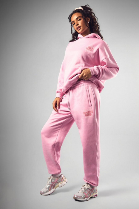 Pantaloni sport cu slogan [1]