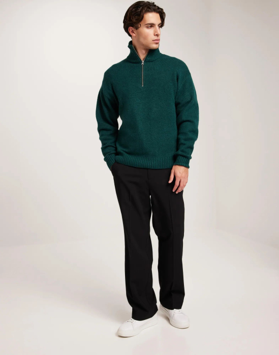 Pulover JOROLLIE KNIT cu fermoar pe jumătate [1]