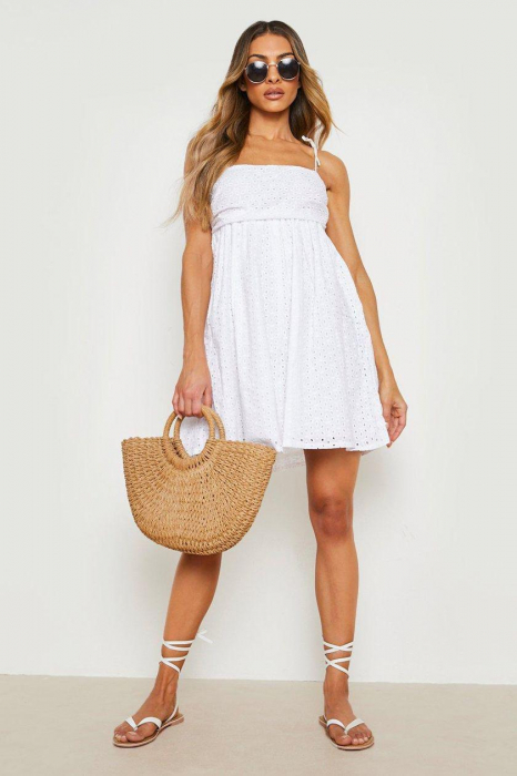Rochie cu bretele broderie [1]