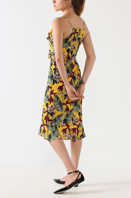 Rochie de soare cu imprimeu vegetal [2]