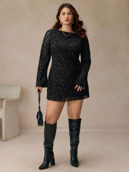 Rochie lungă minimalistă și la modă pentru toamnă și iarnă [1]