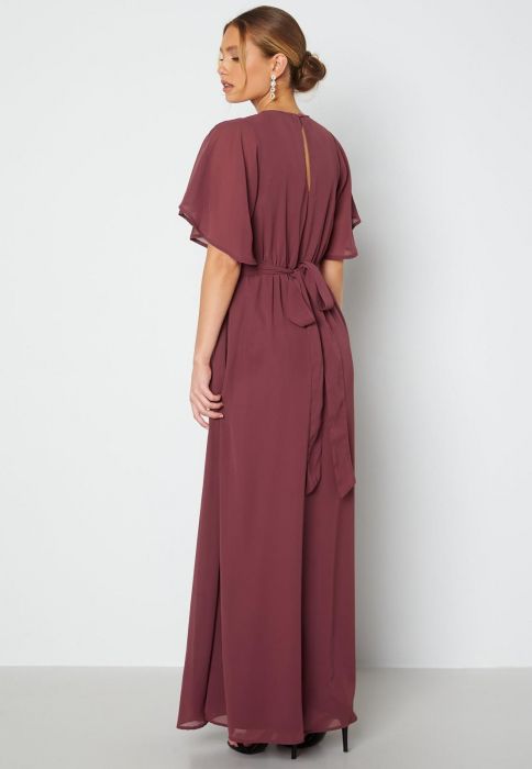 Rochie maxi cu maneci fluture [4]