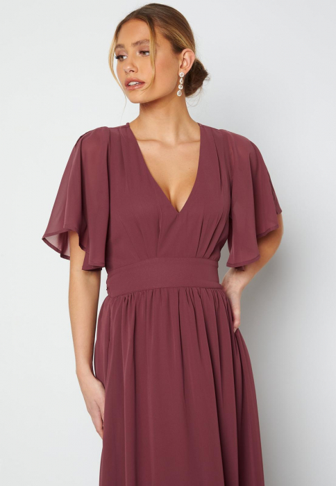 Rochie maxi cu maneci fluture [3]