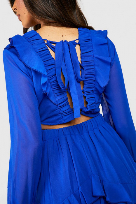 Rochie maxi  cu volante [3]