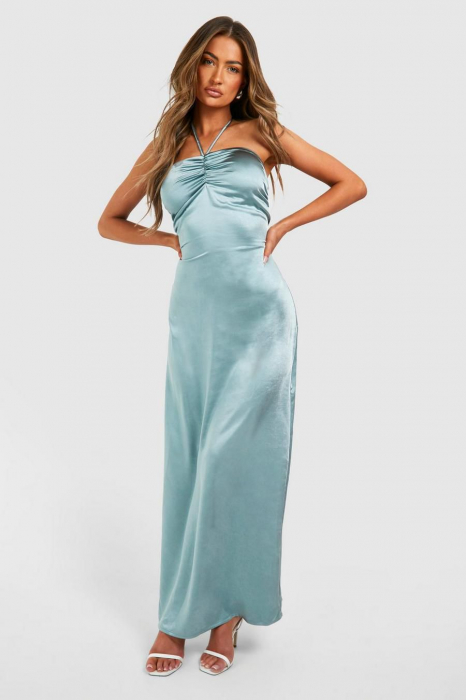 Rochie maxi slip cu gat [1]