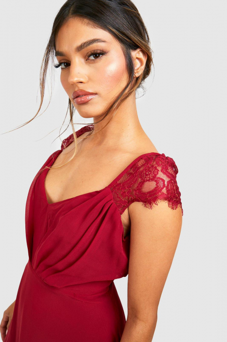 Rochie midi cu dantela [2]