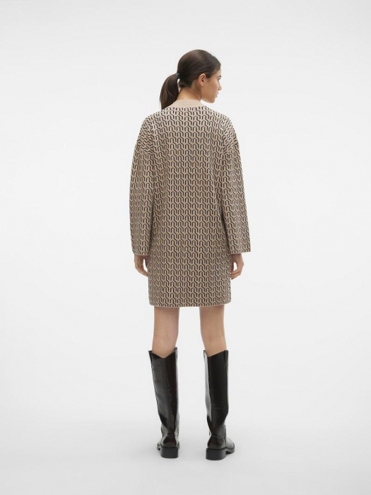 Rochie mini tricotată cu gât înalt Vero Moda [2]