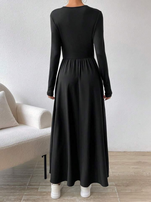 Rochie simpla cu maneci lungi [3]