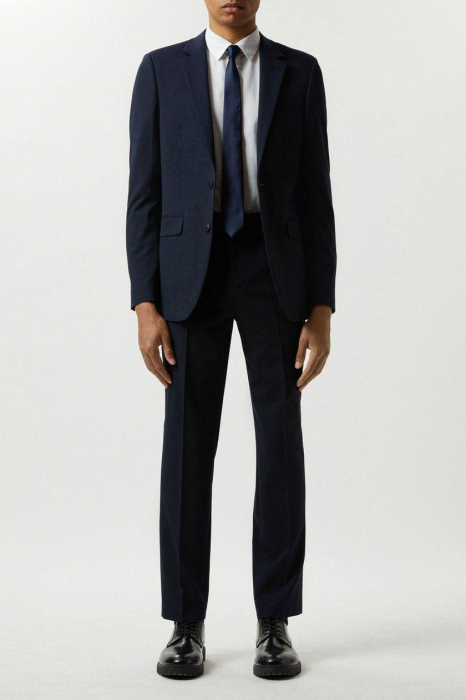 Sacou de costum bleumarin Slim Fit [1]
