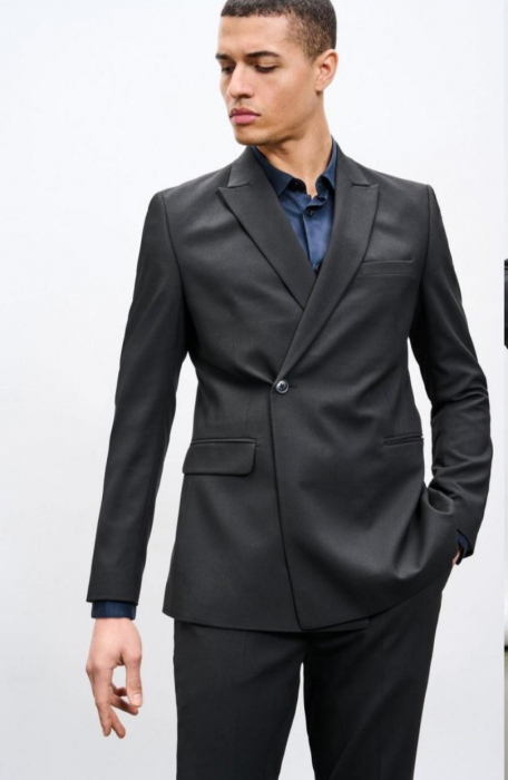Sacou de costum cu dublu nasture [3]