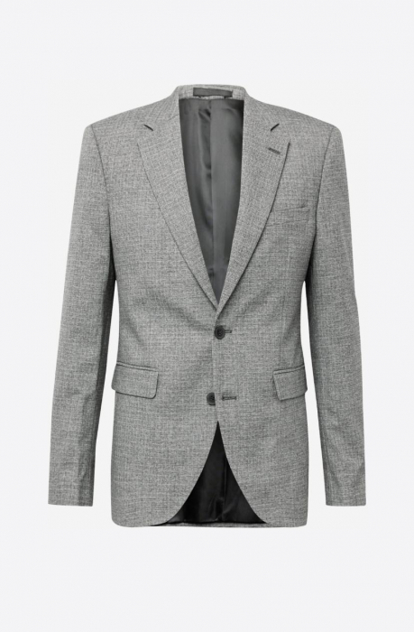 Sacou de costum gri cu model [4]