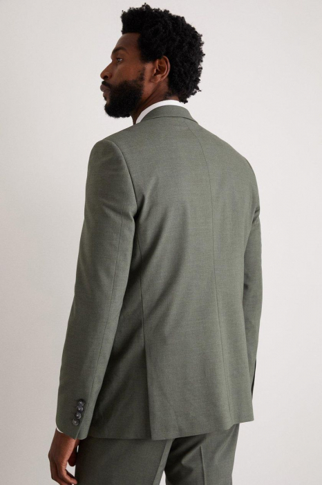 Sacou de costum slim fit din twill fin [2]