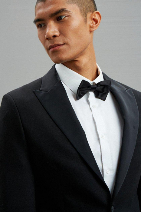 Sacou de costum tuxedo negru [2]