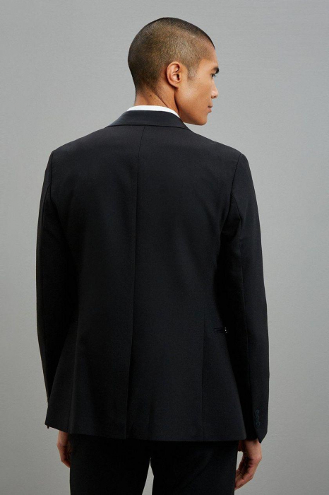 Sacou de costum tuxedo negru [4]
