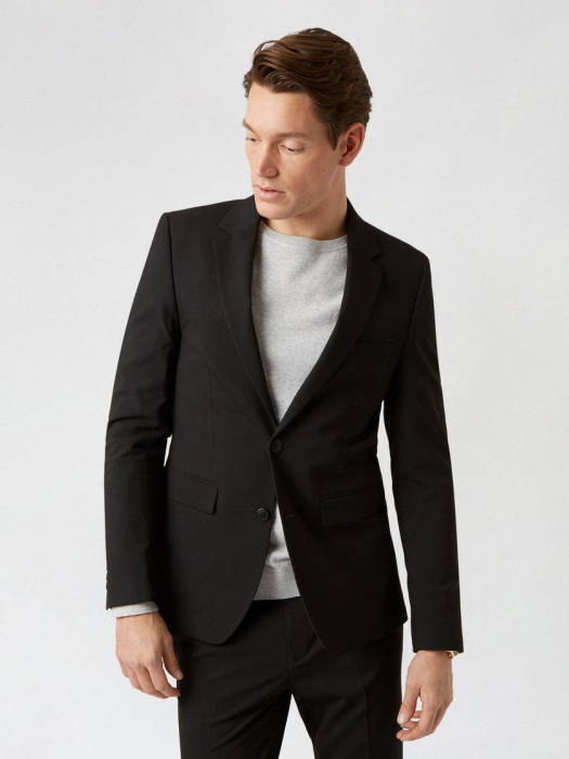 Sacou neagru Slim Fit Essential [1]