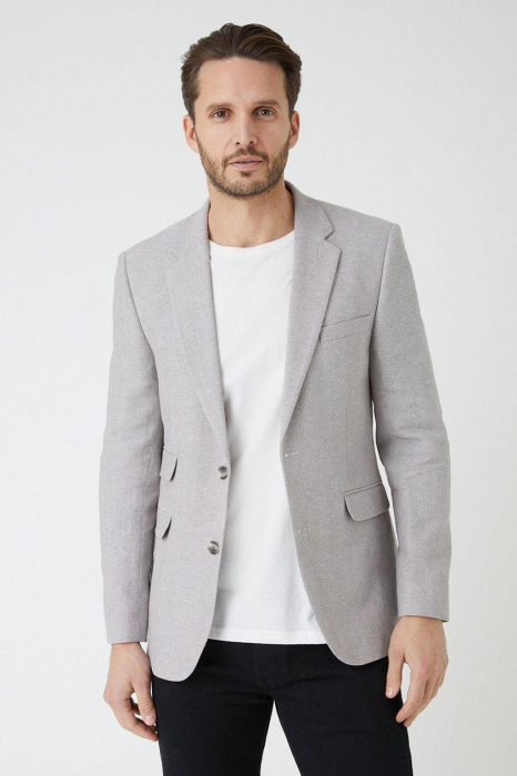 Sacou Slim Fit Taupe Twill [2]