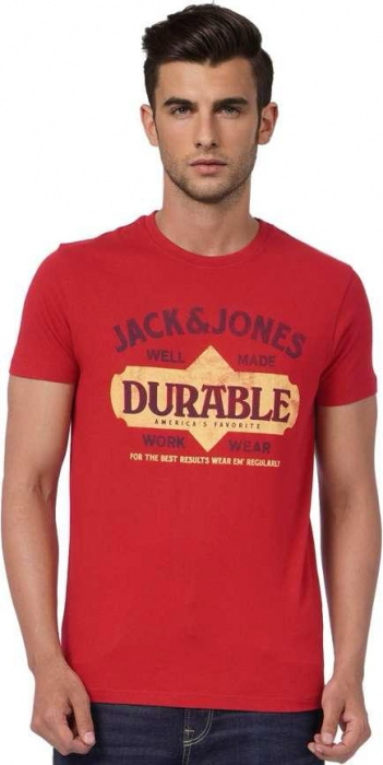 Tricou din bumbac cu tipografie [1]
