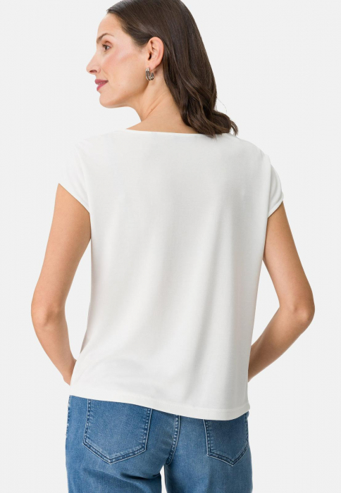Tricou elegant cu decolteu draped [3]