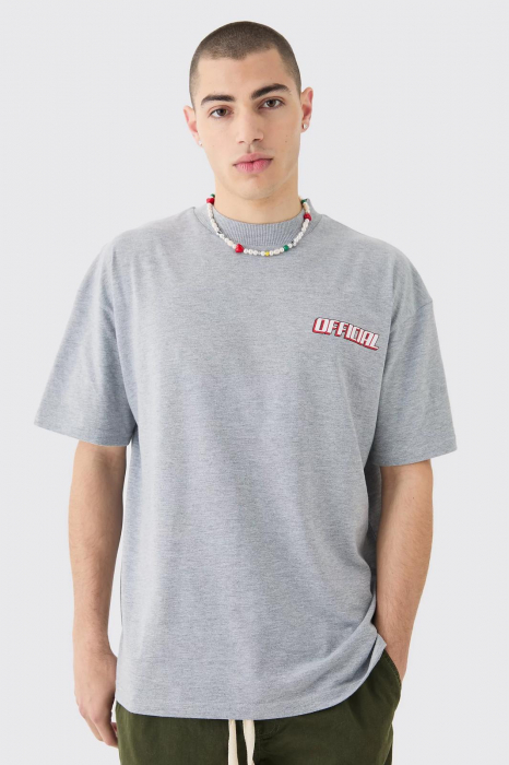 TRICOU OFICIAL CU GULER LUNG, IMPRIMAT MARE, SUPRADIMENSIONAT [2]