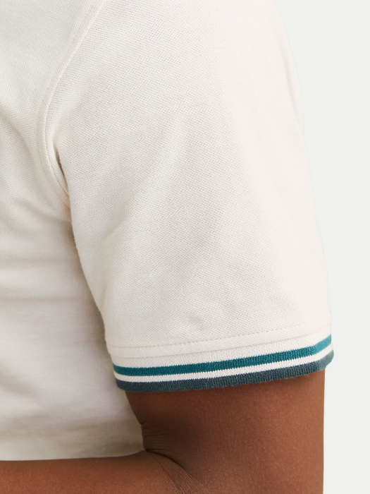 Tricou polo  Bej Slim Fit [4]