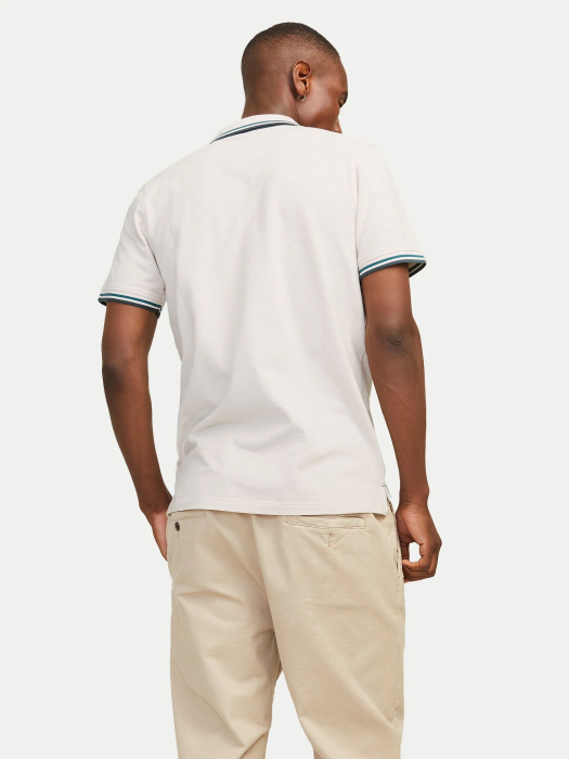 Tricou polo  Bej Slim Fit [2]