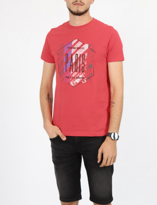 Tricou print Paris 100% bumbac [3]
