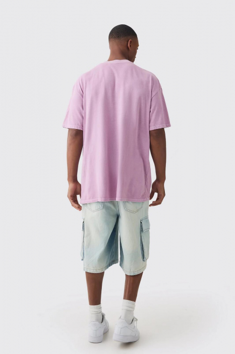 TRICOU SUPRADIMENSIONAT CU GULER LUNG ȘI IMPRIMEU REVENGE WASH [3]