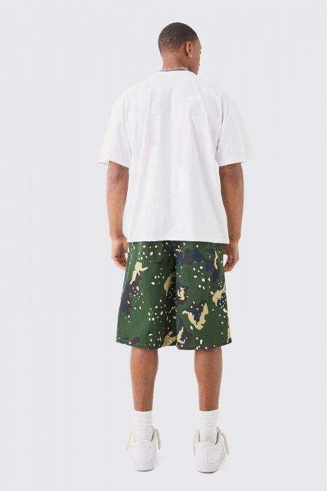 TRICOU SUPRADIMENSIONAT CU ILUSTRAȚII IMPRIMATE CU CASCĂ DE MOTO [3]