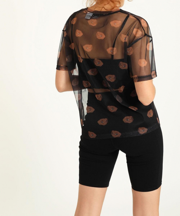 Tricou transparent cu imprimeu [3]