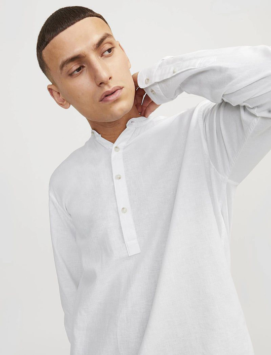 TUNICĂ DE VARĂ JJESUMMER CĂMAȘĂ DIN AMESTEC DE IN LS SN - Cămăși de in [3]