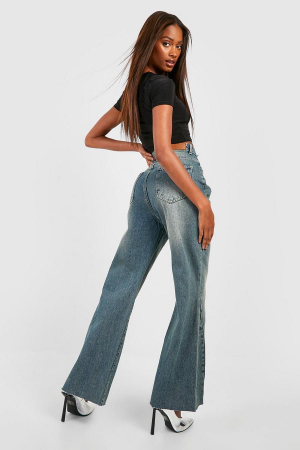 Blugi drept vintage wash [1]