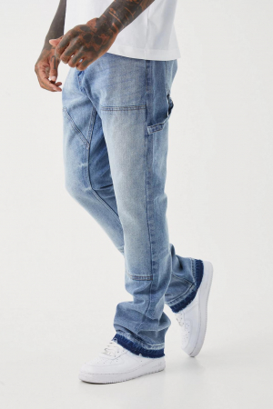 BLUGI - Blugi flare rigid