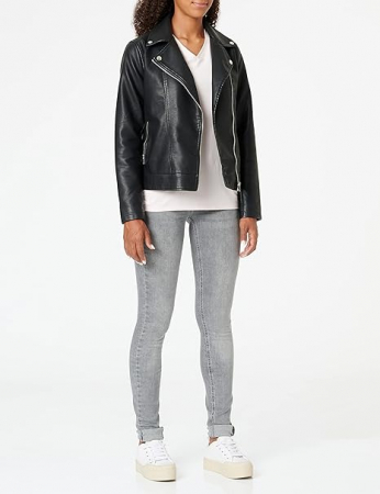BLUGI - Blugi skinny cu talie înaltă Blush si nasturi